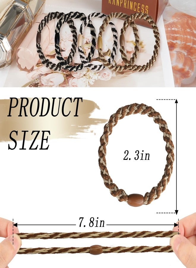 KANPRINCESS 20Pcs Hair Ties For Thick Hair, Strong Stretchy Hair Bands For Women Girls, No Slip Braided Hair Ties No Damage, Ponytail Holders-Exceptionally Secure with Gentle Hold (Set 4) - Image 2